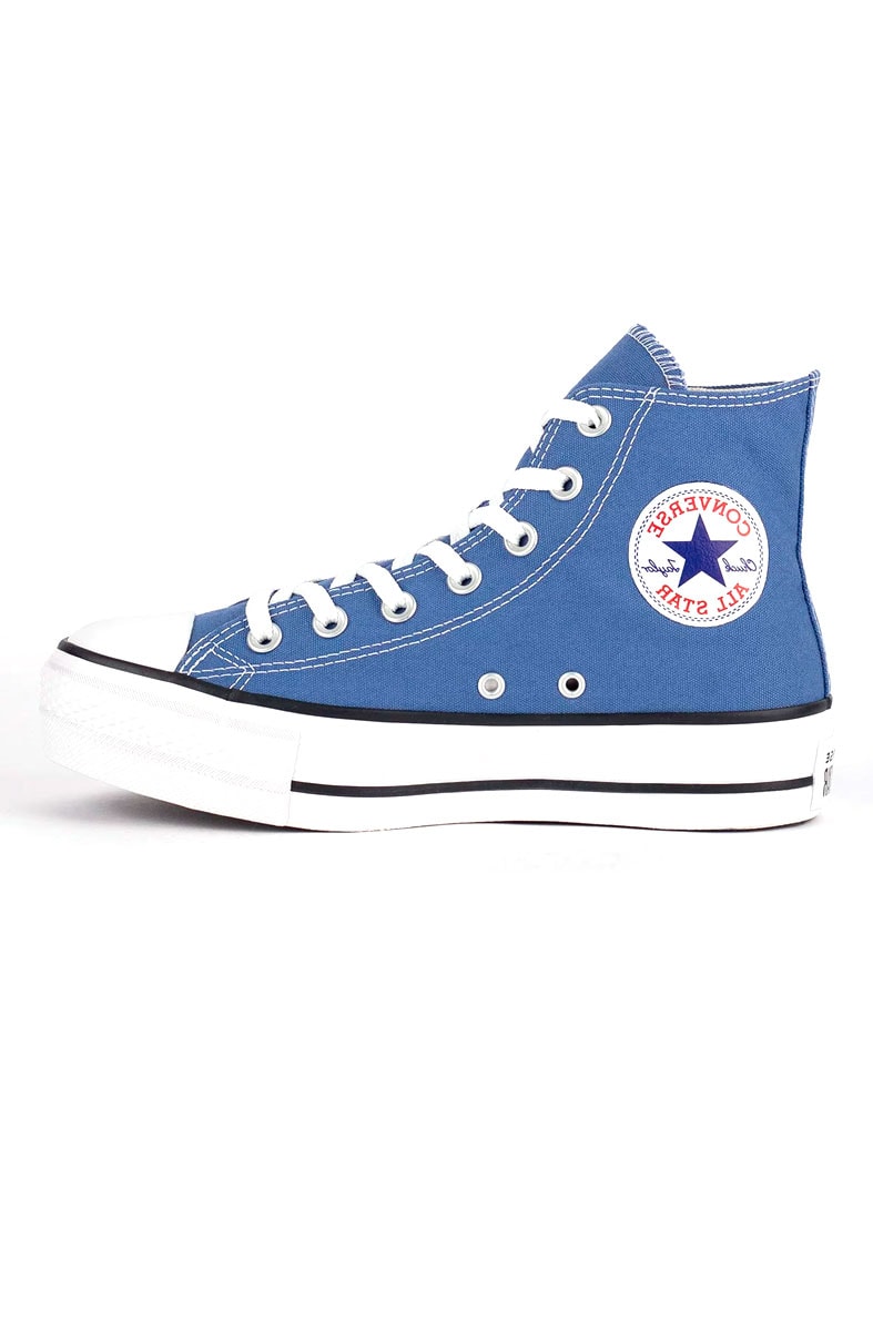 Tênis Converse Chuck Taylor All Star Lift Hi Plataforma Seasonal Azul/Branco