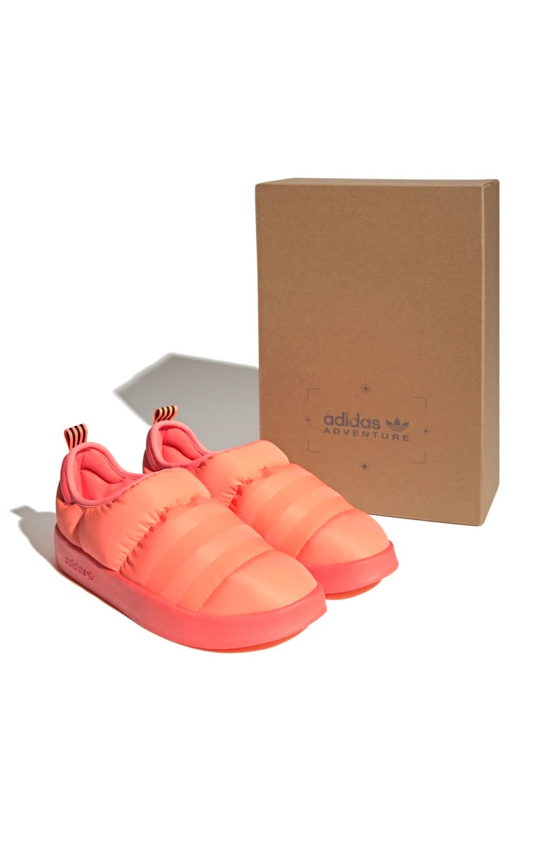 Tênis Adidas Puffylette Adventure Laranja