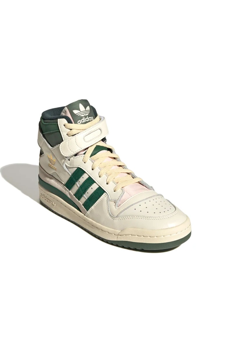 Tênis Adidas Forum 84 High Off White/Verde Escuro