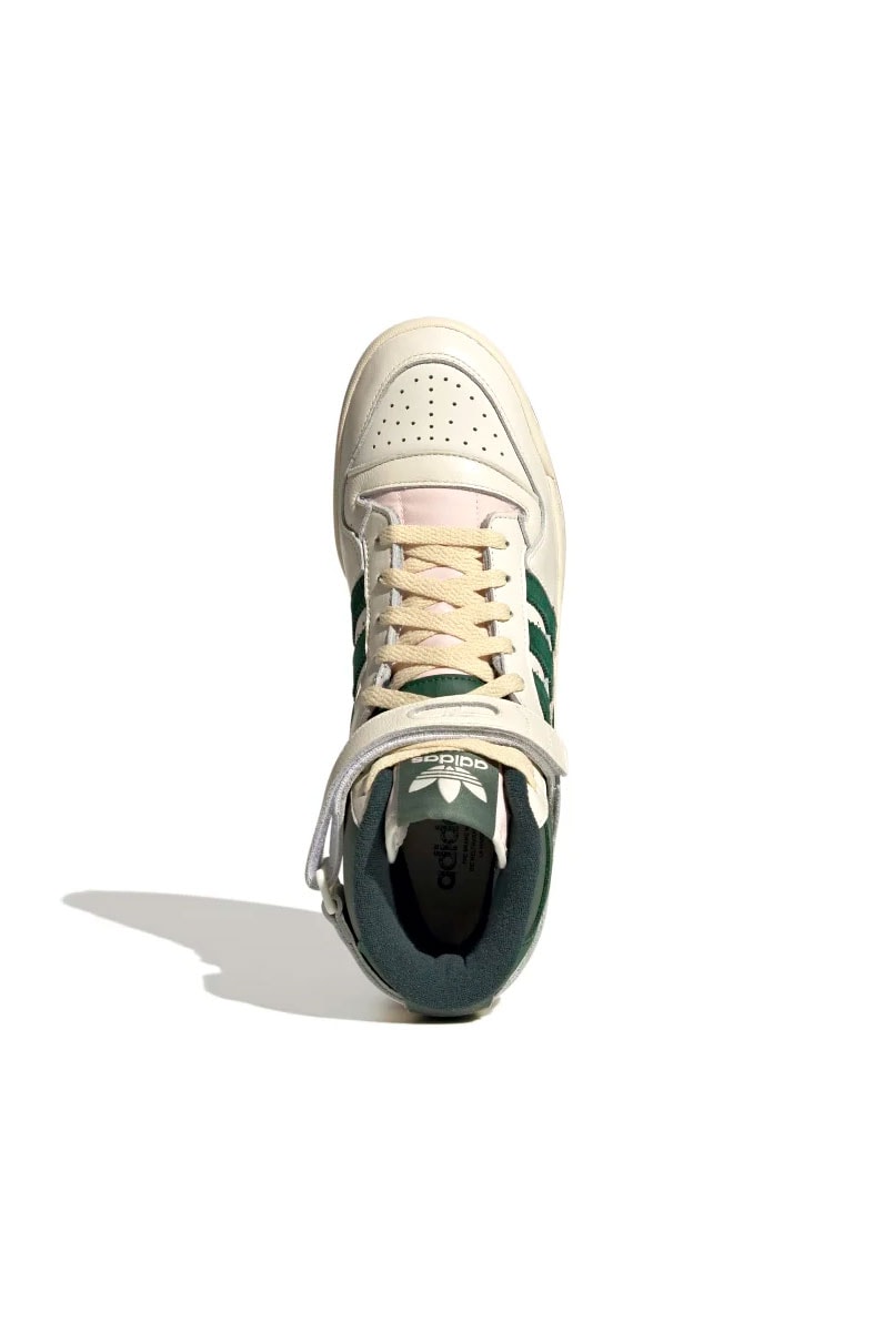 Tênis Adidas Forum 84 High Off White/Verde Escuro