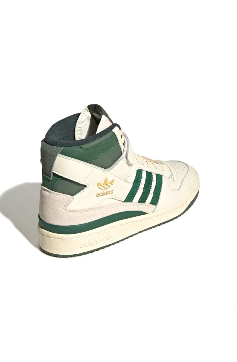 Tênis Adidas Forum 84 High Off White/Verde Escuro