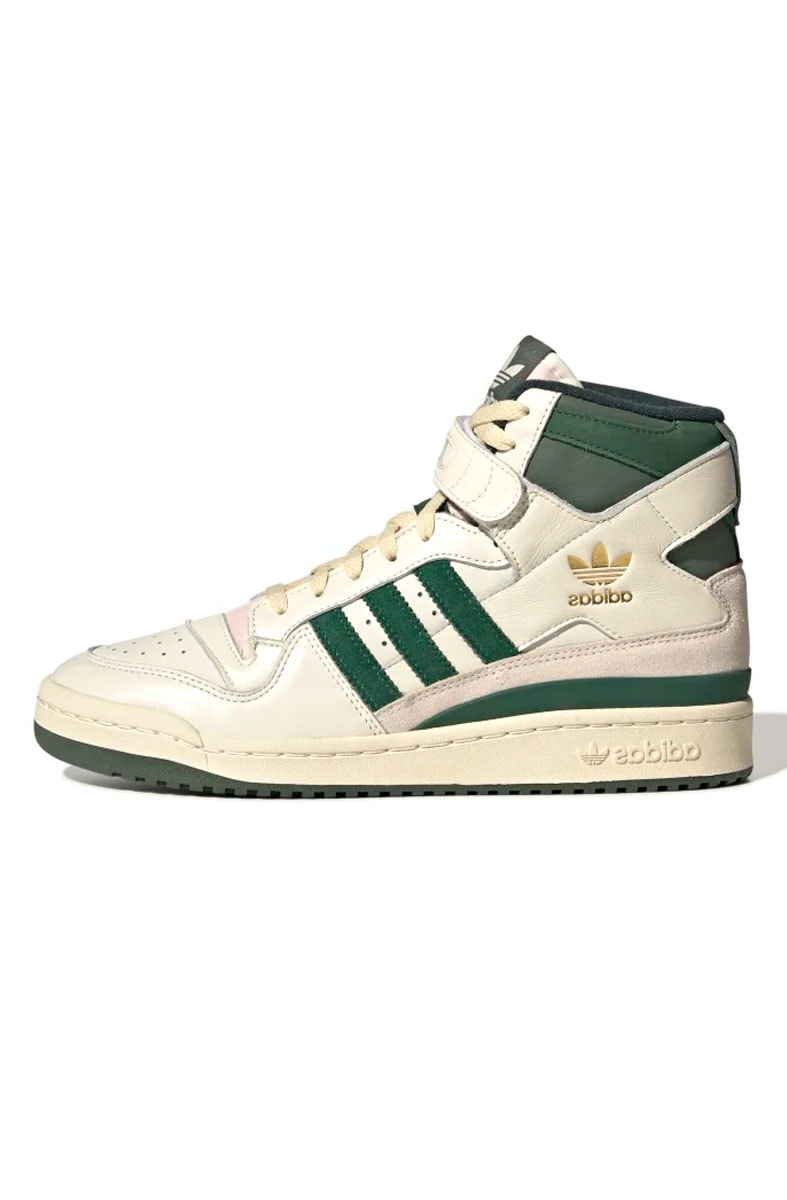 Tênis Adidas Forum 84 High Off White/Verde Escuro