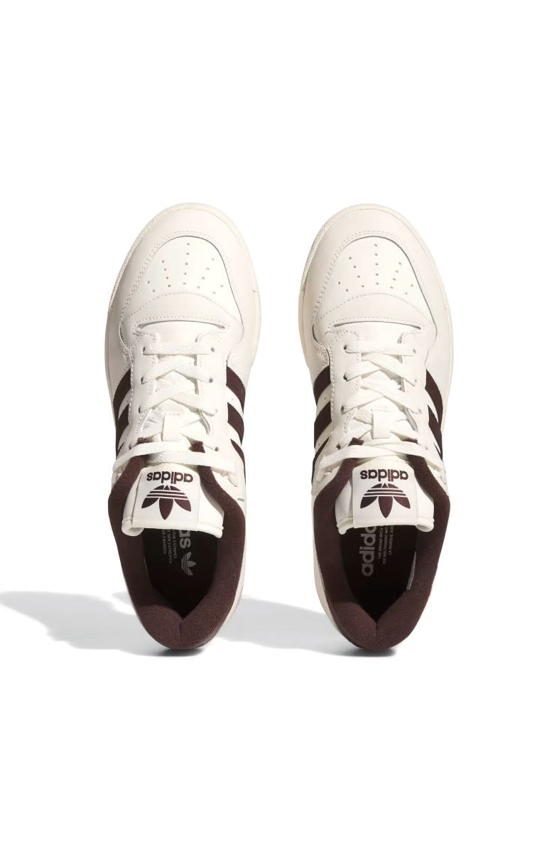 Tênis Adidas Rivalry Low Branco/Marrom