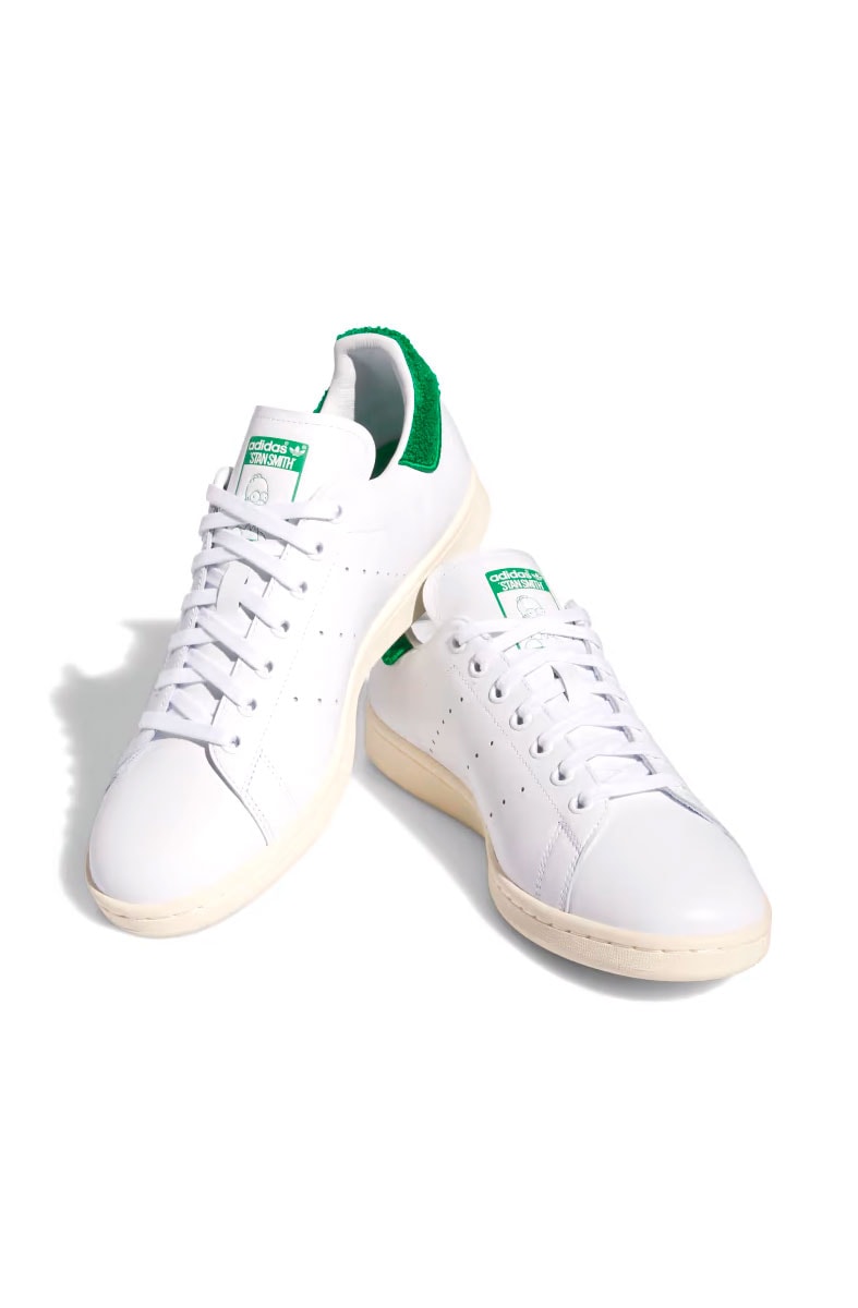 Tênis Adidas Homer Simpson x Stan Smith Branco/Verde IE7564