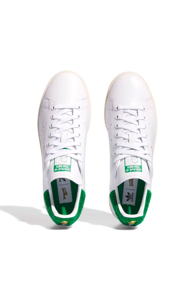 Tênis Adidas Homer Simpson x Stan Smith Branco/Verde IE7564