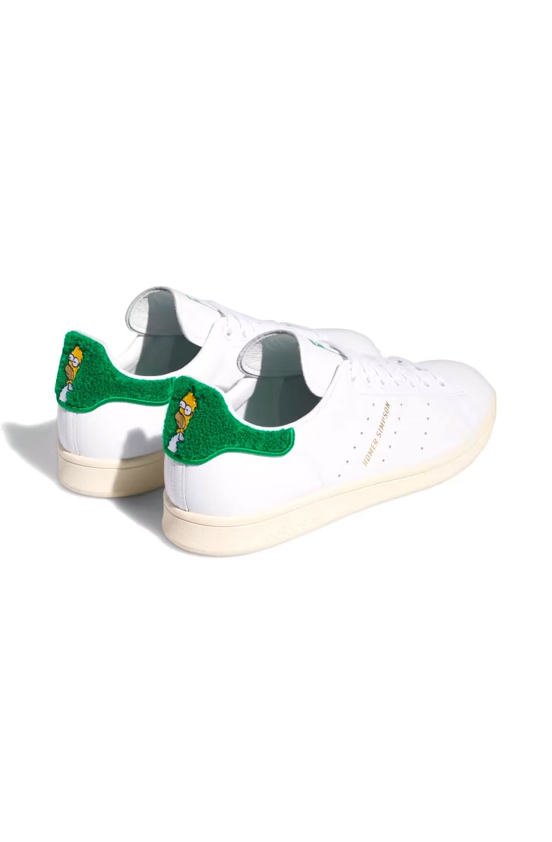 Tênis Adidas Homer Simpson x Stan Smith Branco/Verde IE7564