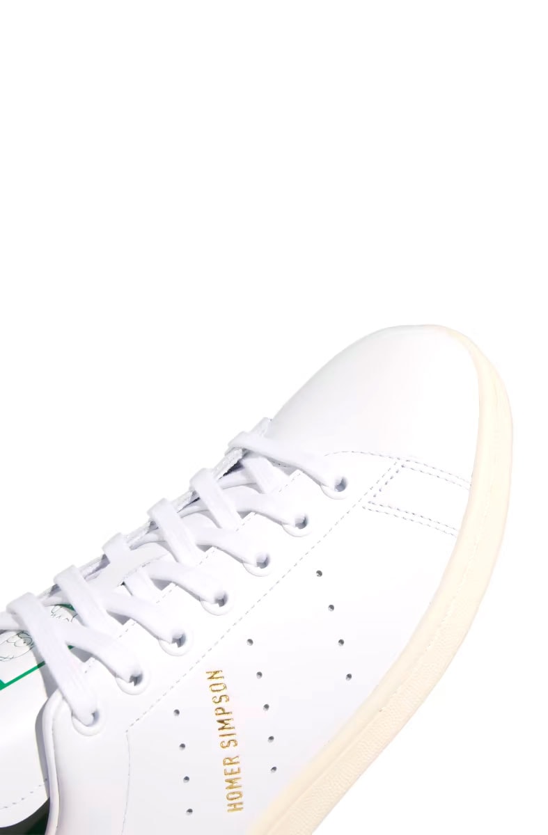 Tênis Adidas Homer Simpson x Stan Smith Branco/Verde IE7564
