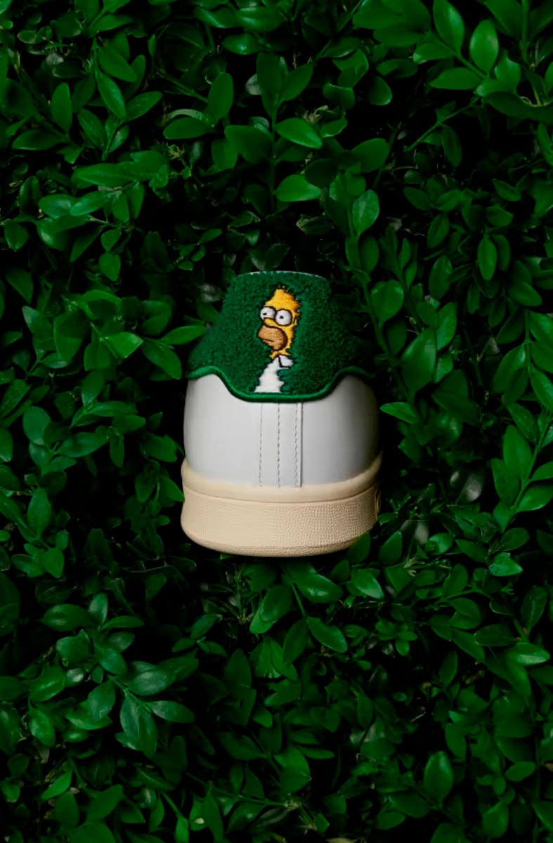 Tênis Adidas Homer Simpson x Stan Smith Branco/Verde IE7564