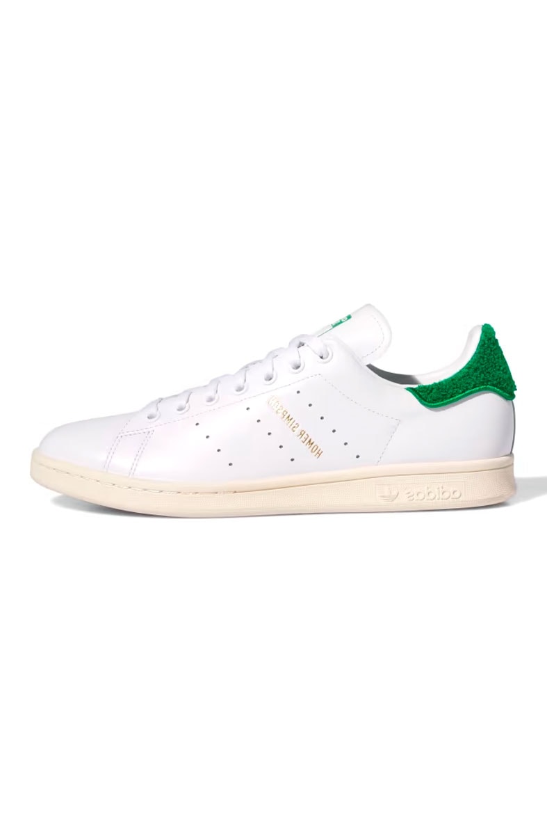 Tênis Adidas Homer Simpson x Stan Smith Branco/Verde IE7564