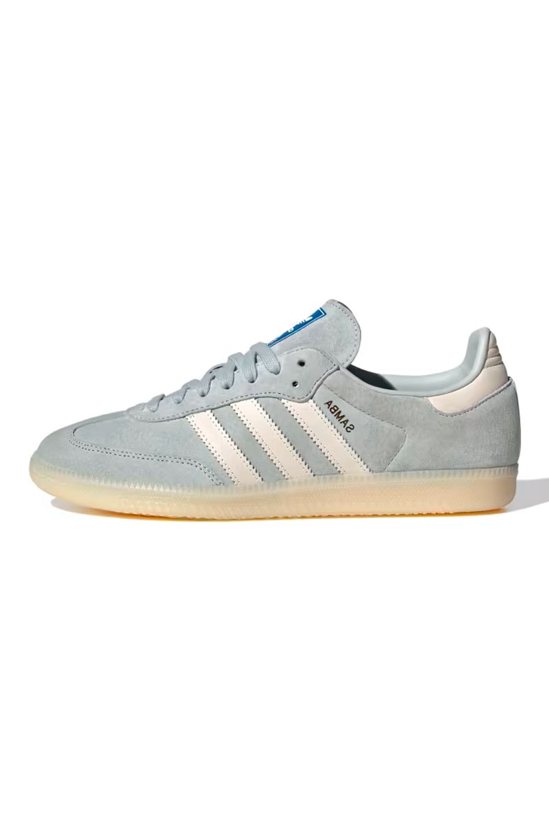 Tênis Adidas Samba OG Cinza Claro/Off-White IG6177