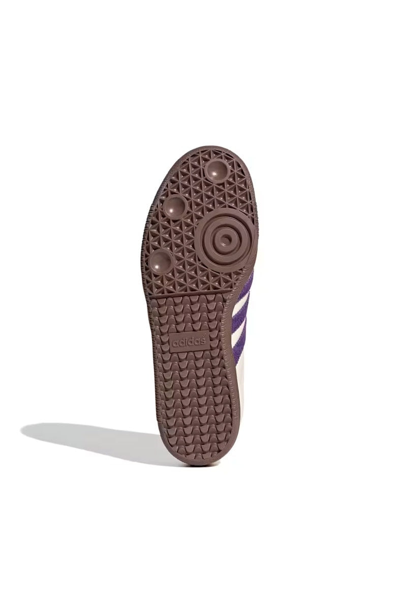 Tênis Adidas Samba OG Off-White/Roxo/Verde ID8349