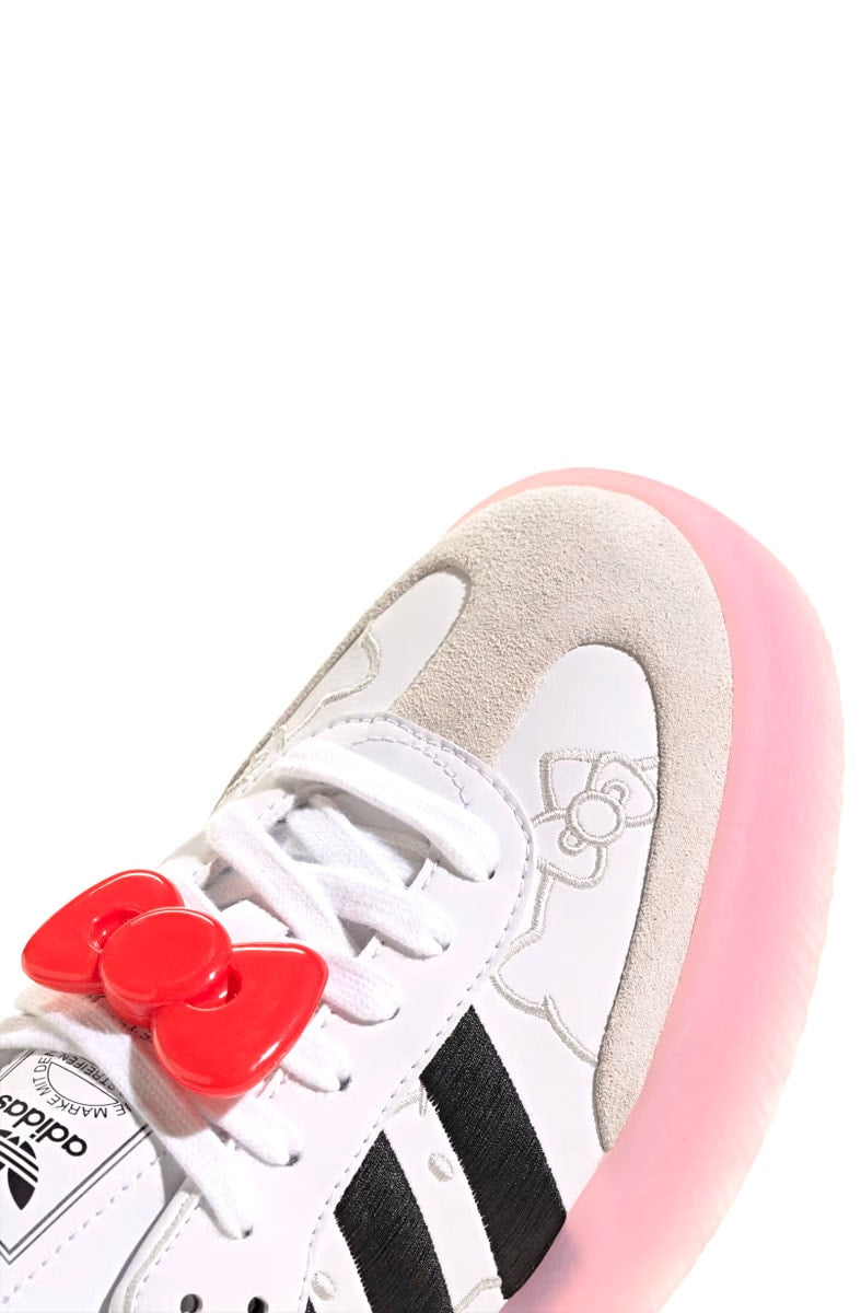 Tênis Adidas Sambae Hello Kitty Branco/Preto/Rosa IG4450