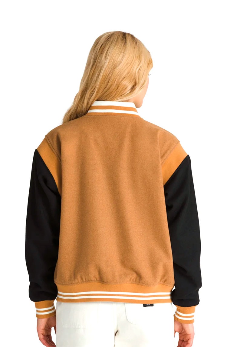 Jaqueta Vans Piper Sugar Stadium Marrom/Preto
