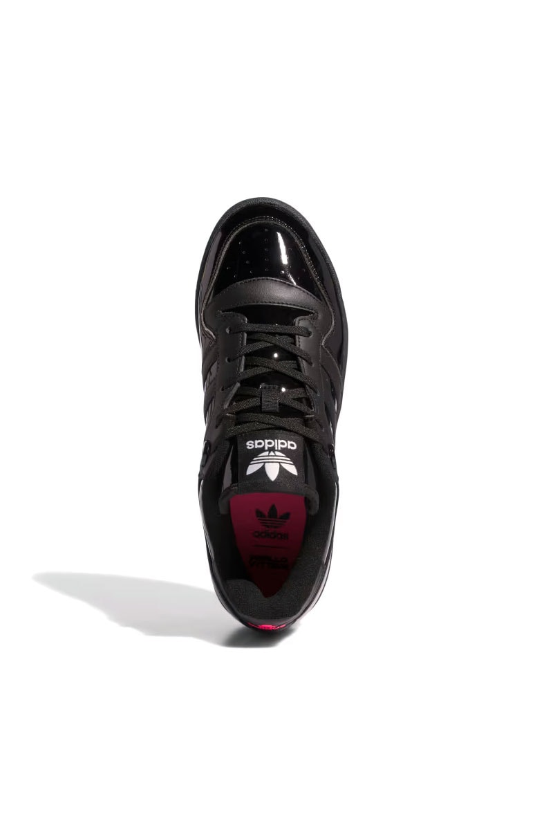 Tênis Adidas Rivalry Low PV Preto/Rosa IH8065