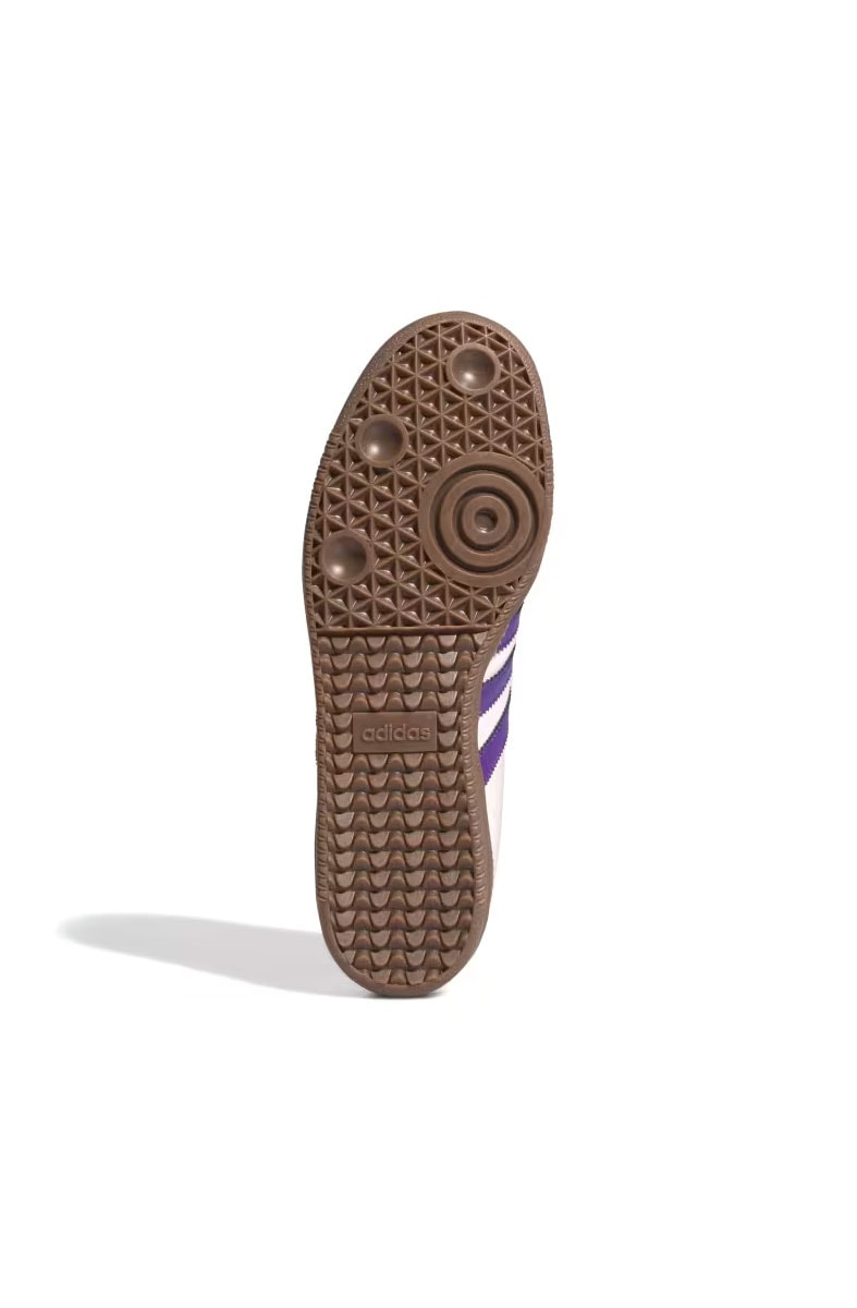 Tênis Adidas Samba ADV Branco/Roxo IE6613
