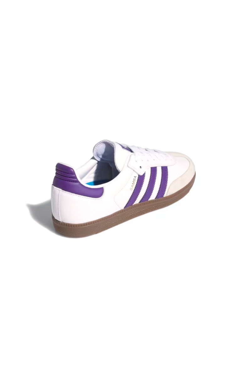 Tênis Adidas Samba ADV Branco/Roxo IE6613