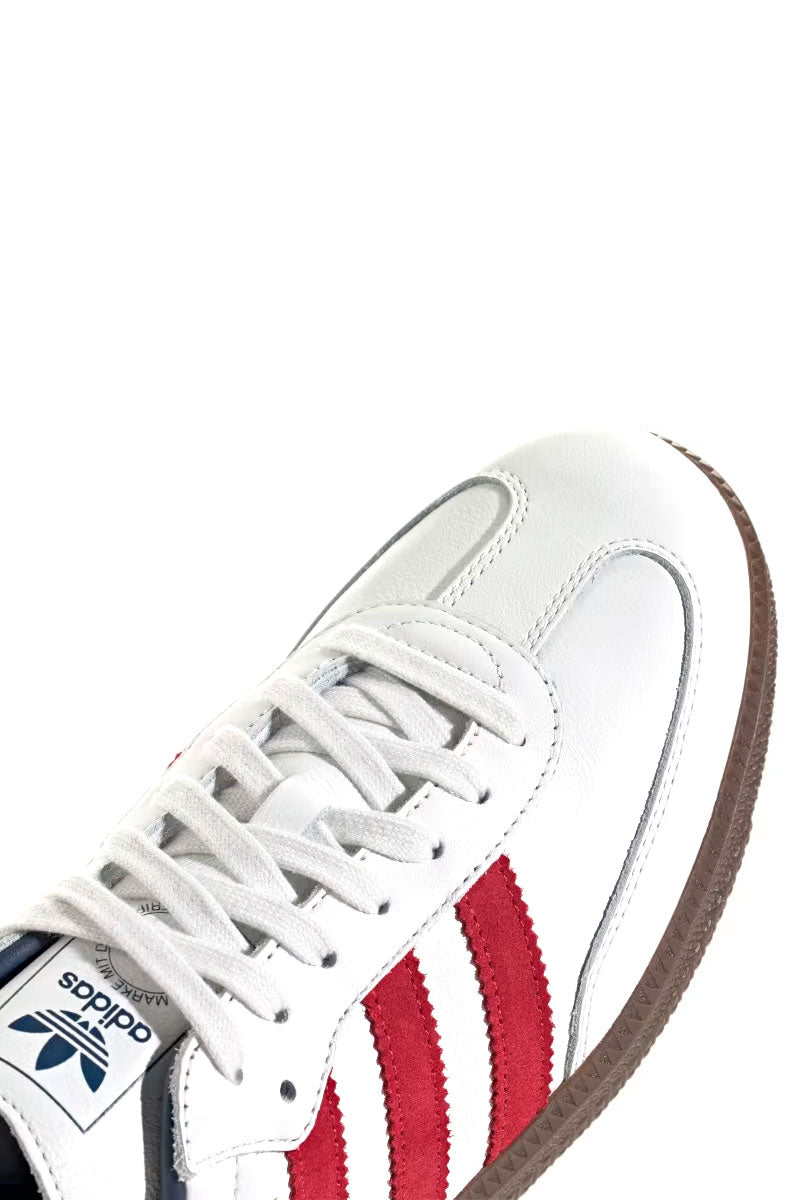 Tênis Adidas Samba OG Feminino Branco/Vermelho/Azul IH4881