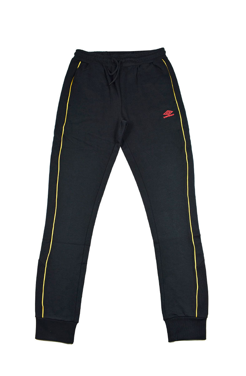 Calça Umbro Masculino Panelled Jogger Preto/Vinho/Ouro Antigo