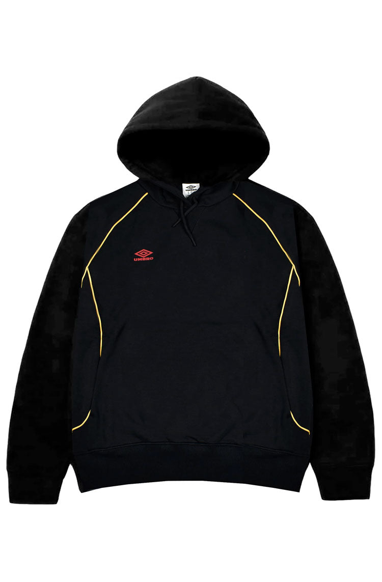 Blusa Umbro Masculino Panelled Hoodie Preto/Vinho/Ouro Antigo