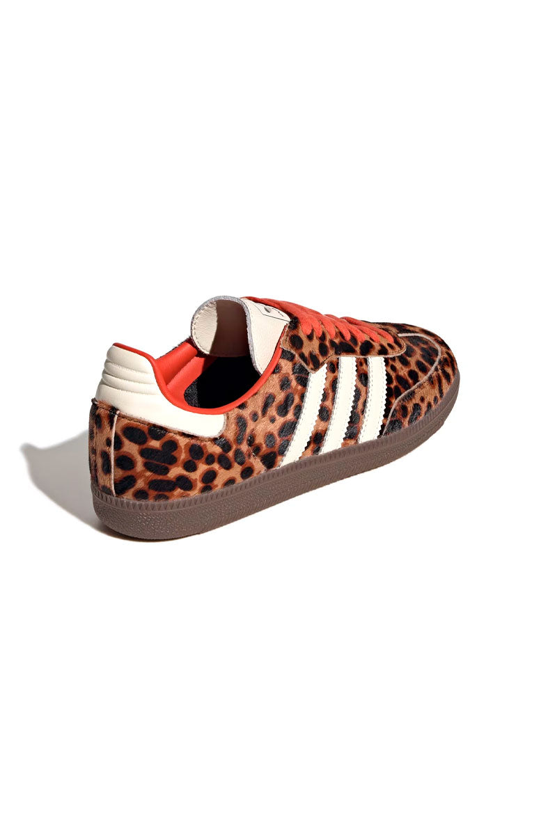 Tênis Adidas Samba OG Leopard Pack Branco/Laranja JI2734