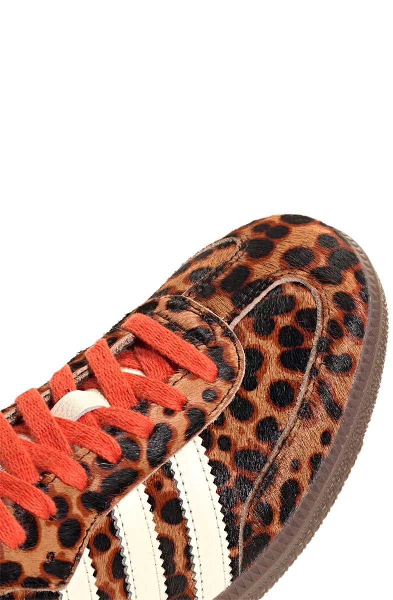 Tênis Adidas Samba OG Leopard Pack Branco/Laranja JI2734