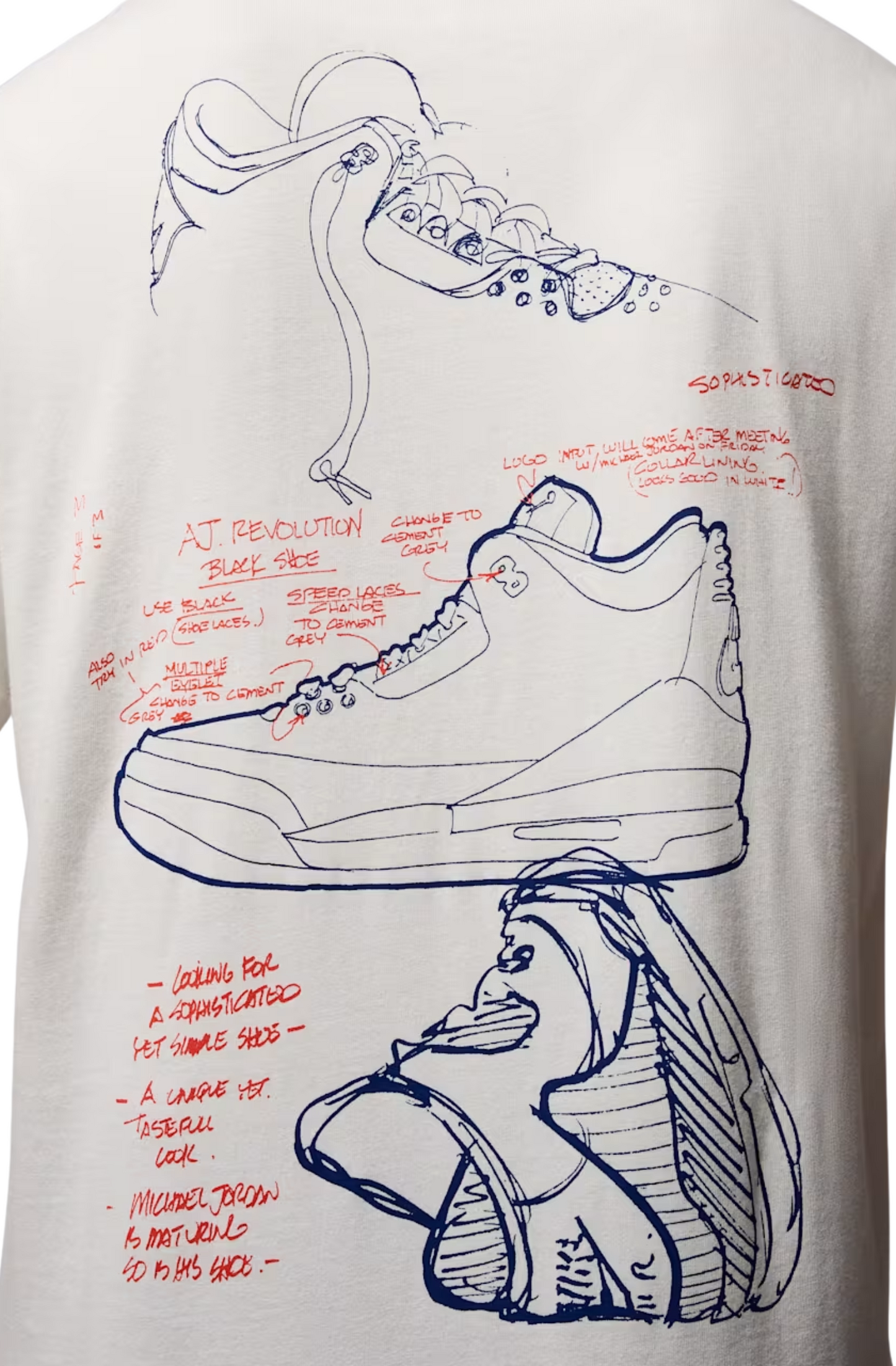 Camiseta Jordan Rare Air Crew Masculino Branco