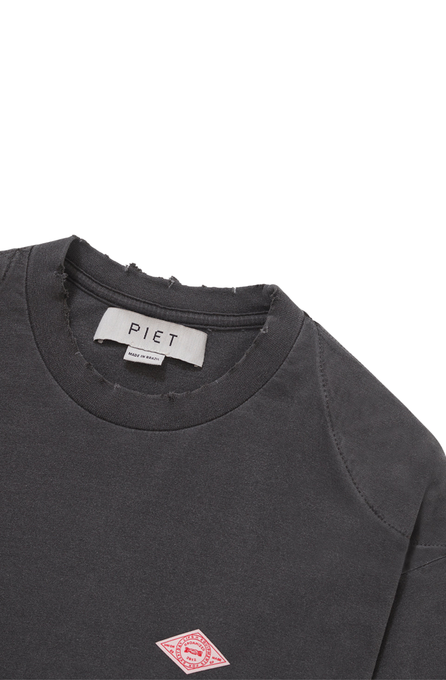 Camiseta Piet Double Long Sleeve Vintage Black