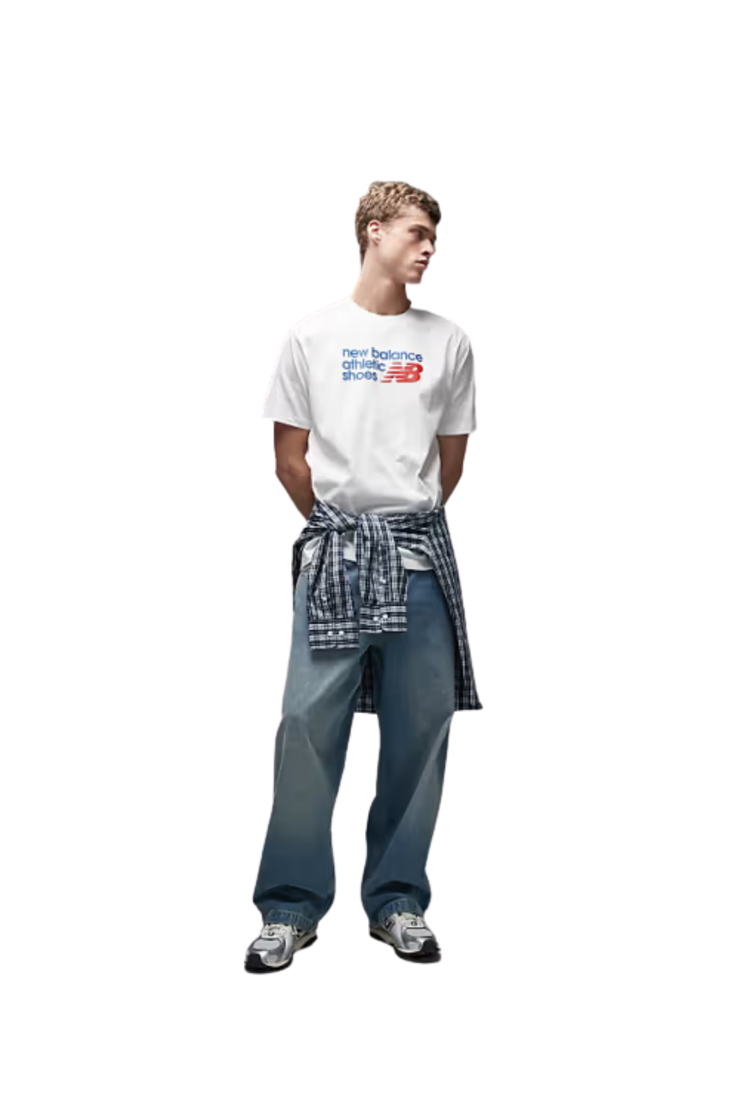 Camiseta New Balance Athletics Relaxed Premium Chest Logo Off-White