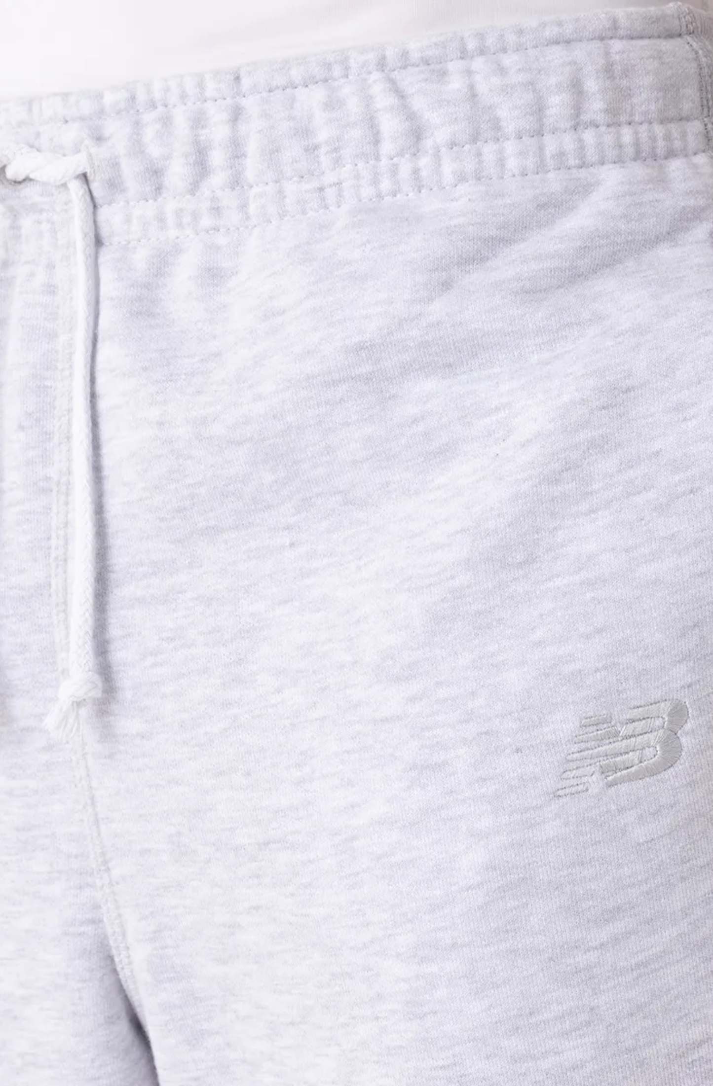 Calça New Balance Athletics Small Logo Masculino Cinza Mescla