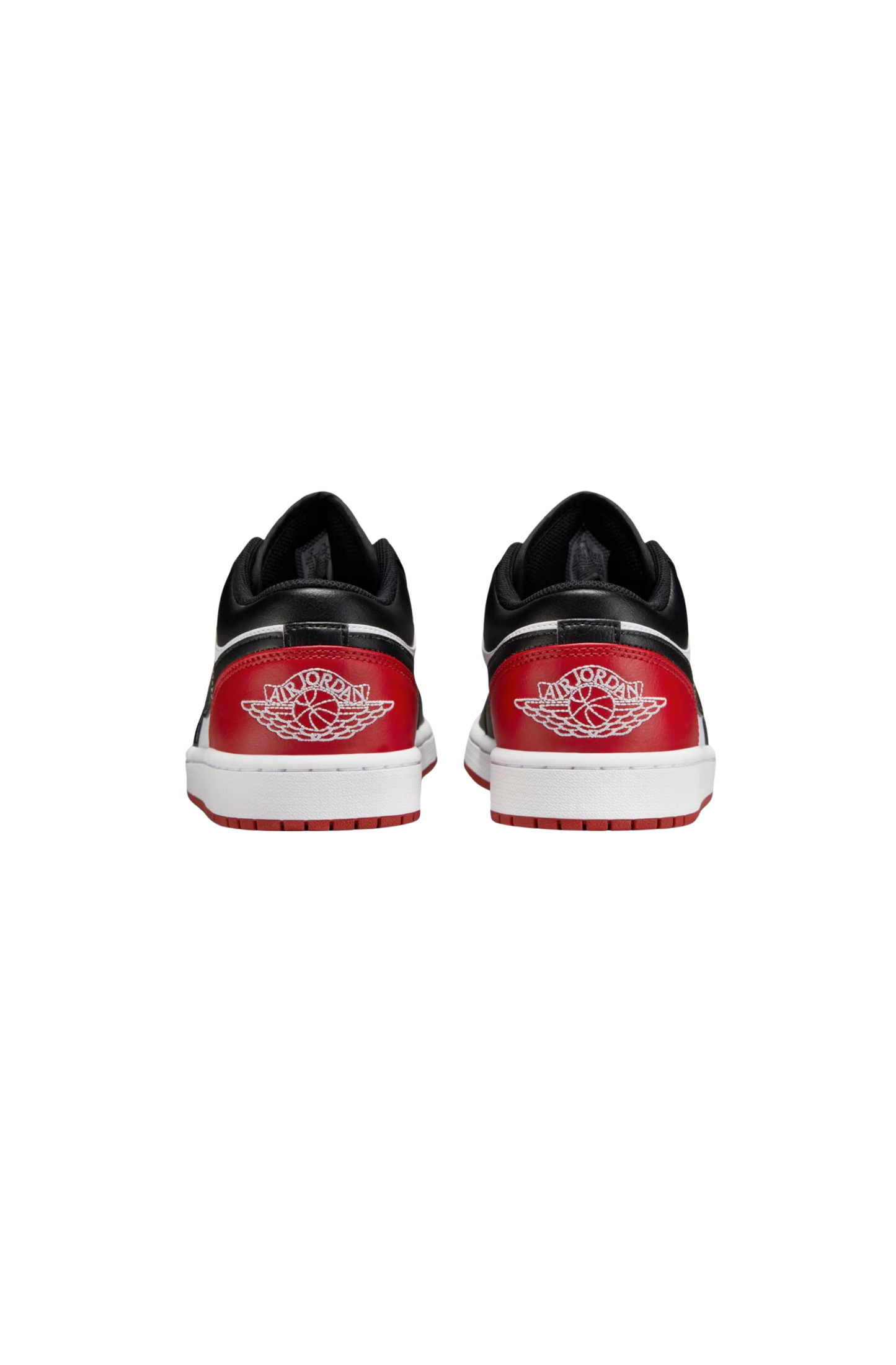 Tênis Nike Air Jordan 1 Low Preto/Branco/Vermelho 553558-161