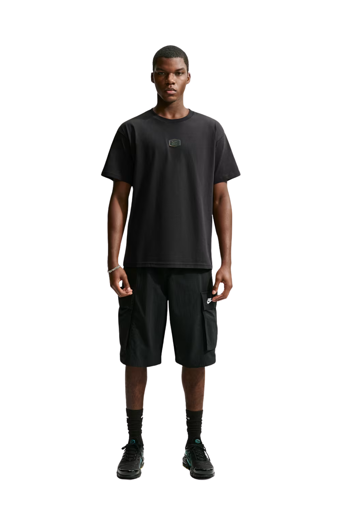 Camiseta Nike Sportswear Air Max Plus Loose Fit Preto