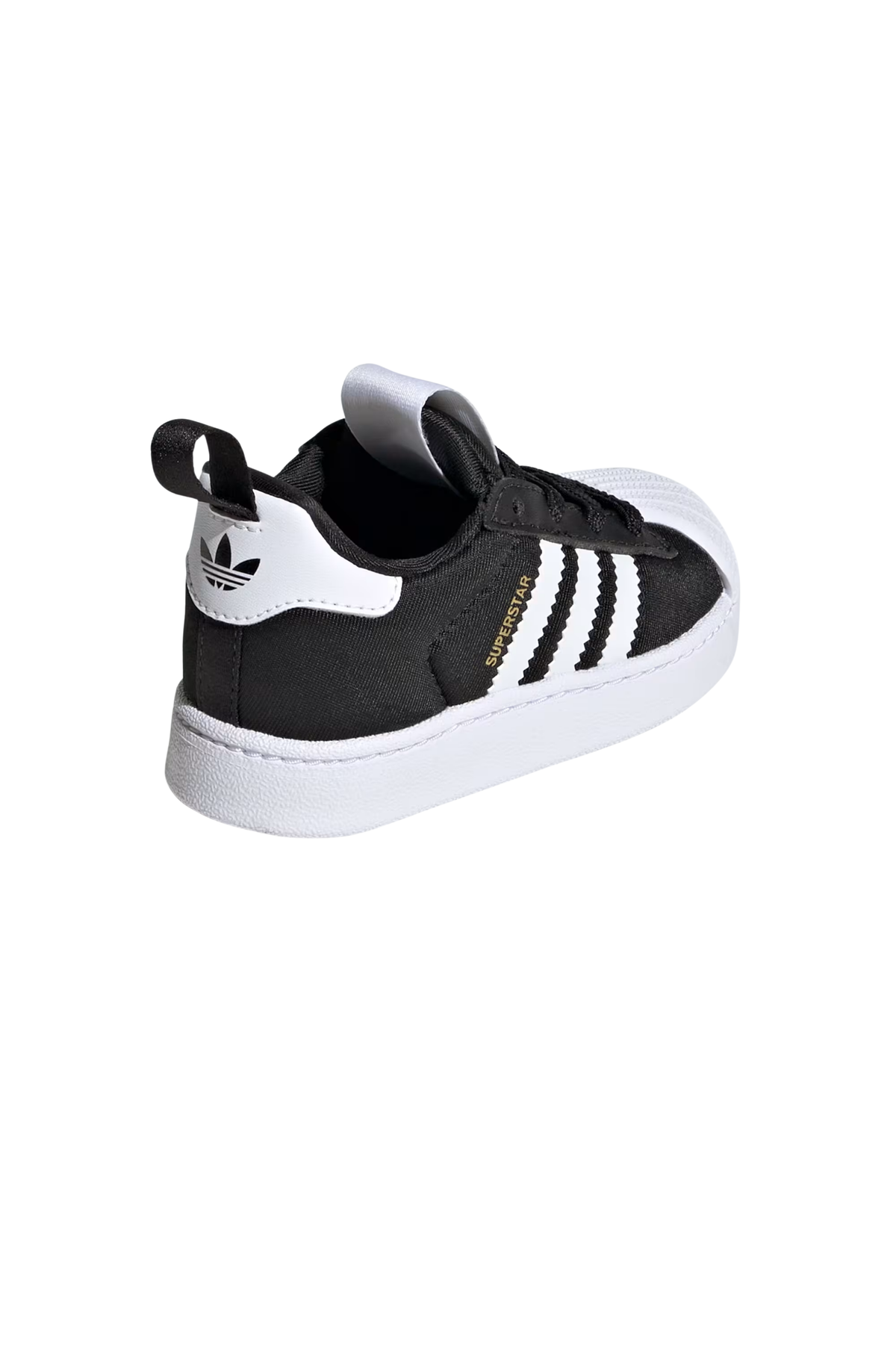 Tênis Adidas Superstar Quickon Infantil Preto/Branco KK2177