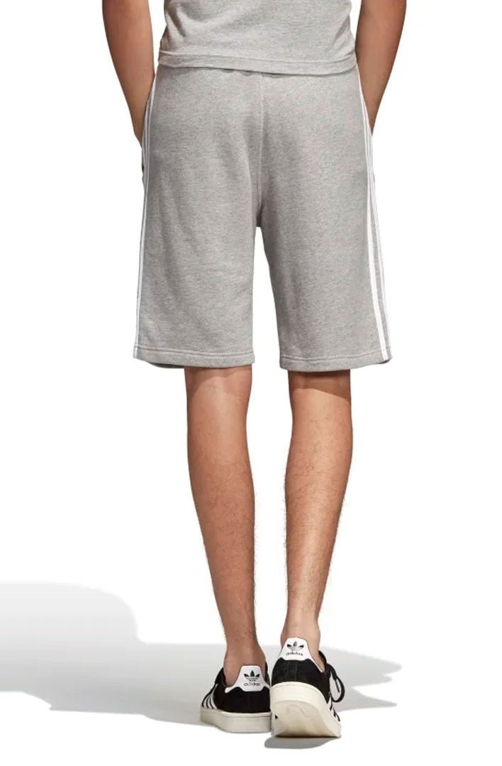 Bermuda Adidas 3 Stripes Cinza/Branca - NewSkull