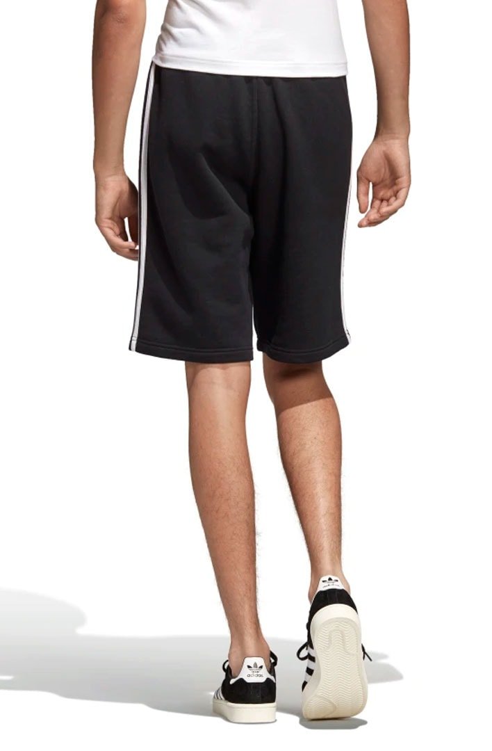 Bermuda Adidas 3 Stripes Preta/Branca - NewSkull