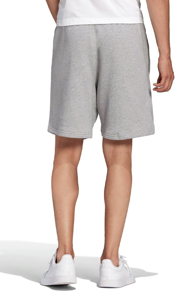 Bermuda Adidas Moletom Trefoil Essentials Cinza/Branco - NewSkull