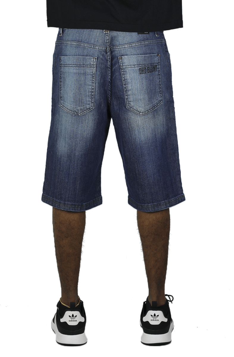 Bermuda Blunt Jeans Slim F Azul - NewSkull