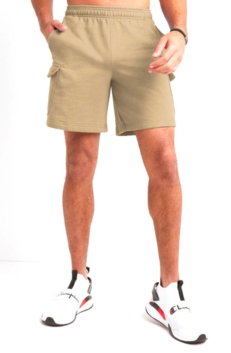 Bermuda Champion Moletom Cargo Fleece Bege - NewSkull