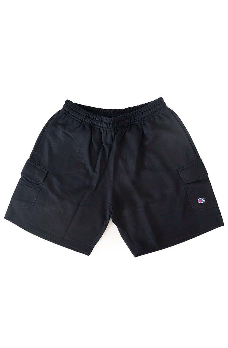 Bermuda Champion Moletom Cargo Fleece Preto - NewSkull