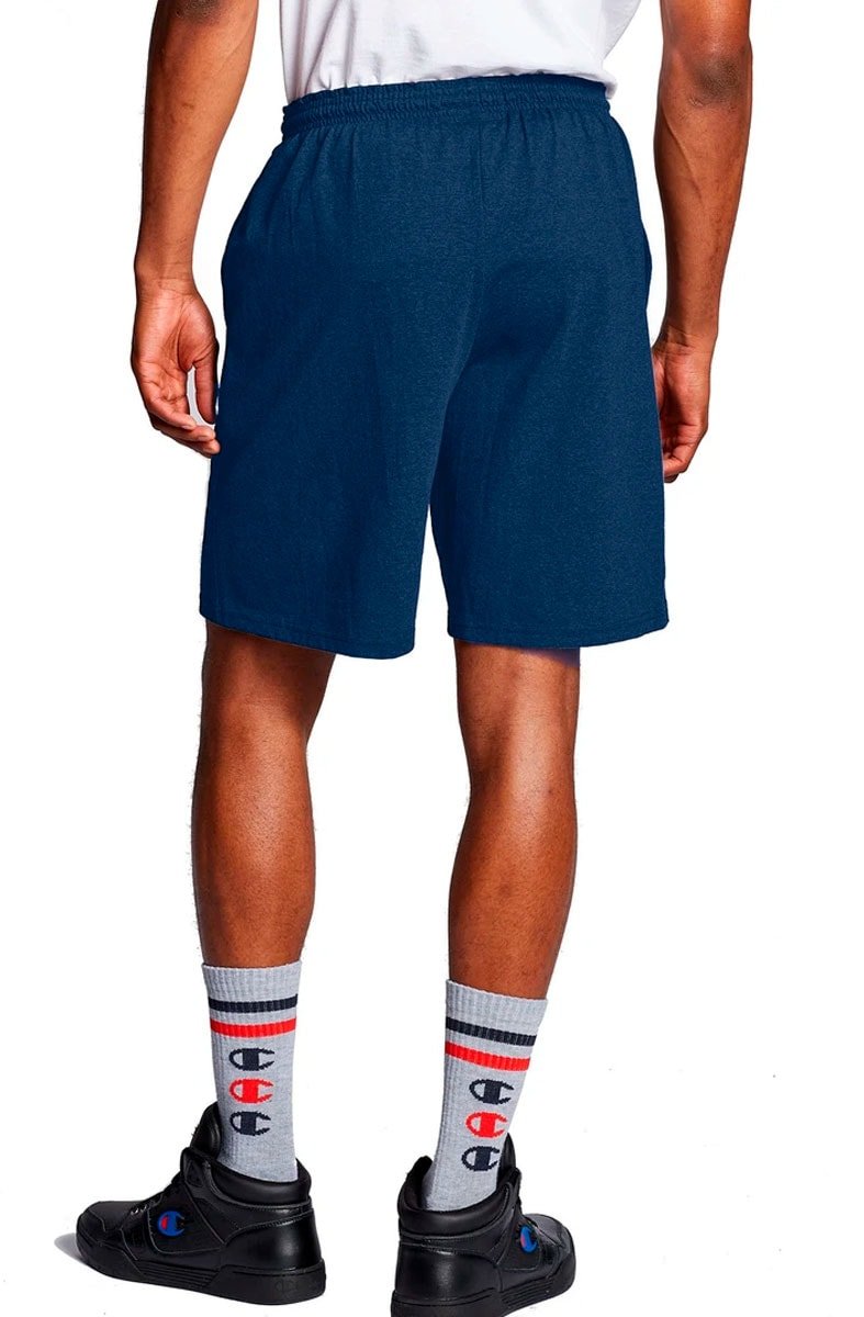 Bermuda Champion Moletom Jersey Logo Ink Marinho - NewSkull