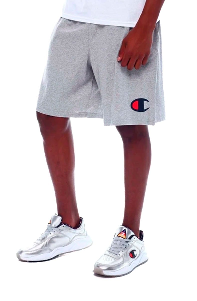 Bermuda Champion Moletom Jersey Logo Ink Mescla - NewSkull