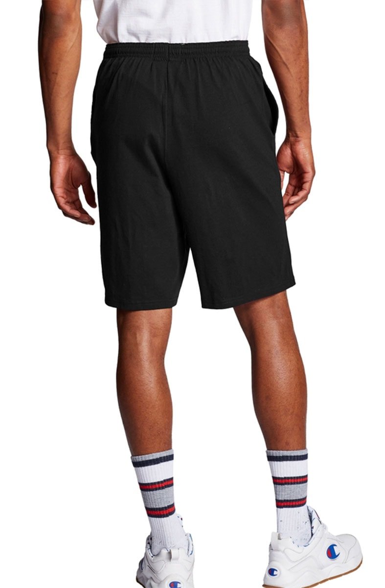 Bermuda Champion Moletom Jersey Logo Patch C Preta - NewSkull