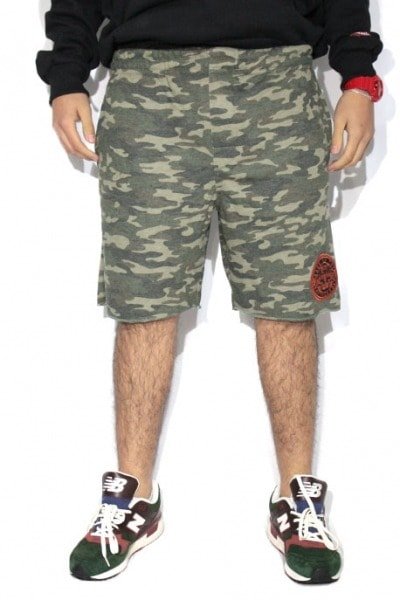 Bermuda de Moletom Blunt Camuflado Destroy B - NewSkull