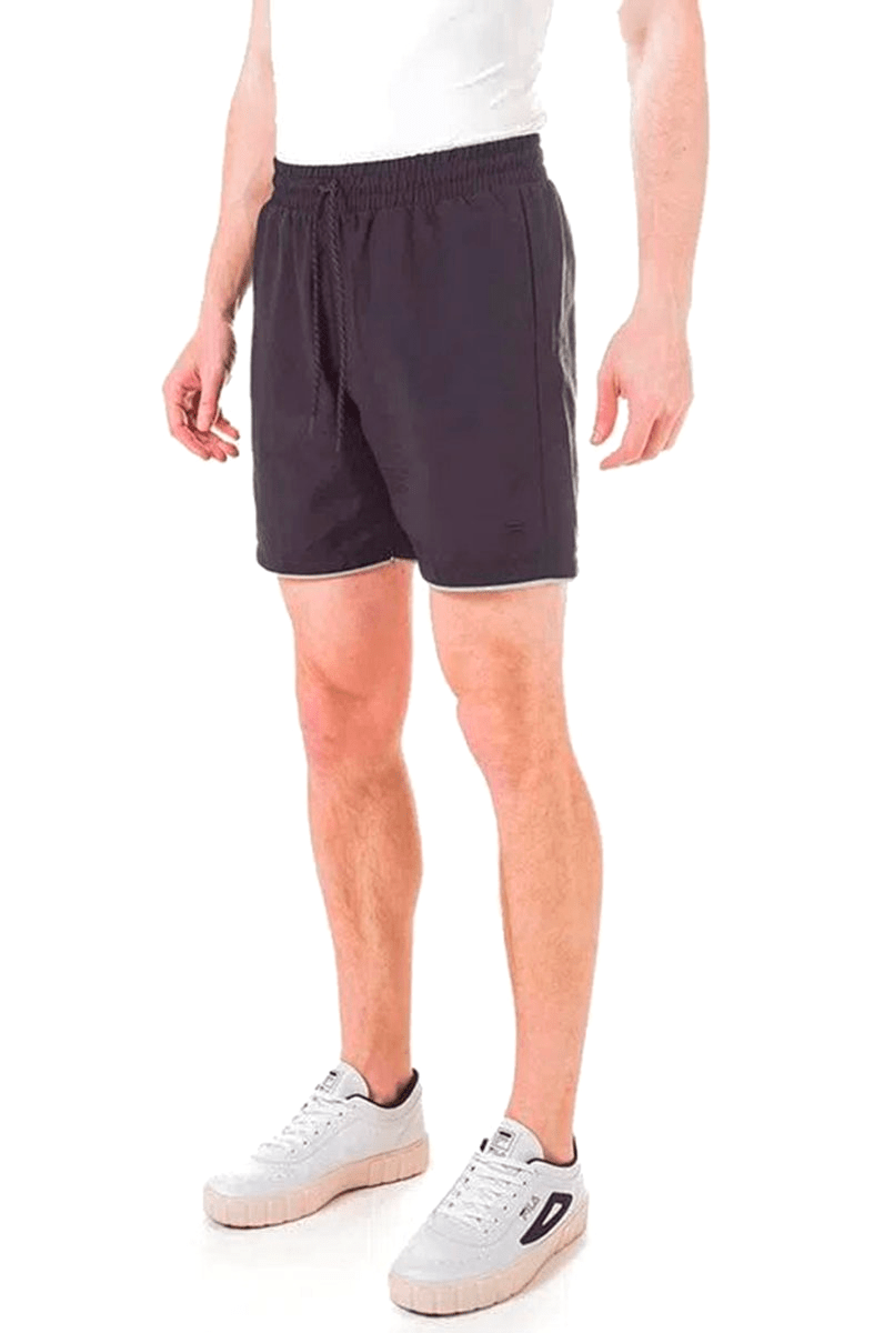 Bermuda Fila Club Preta/Cinza - NewSkull