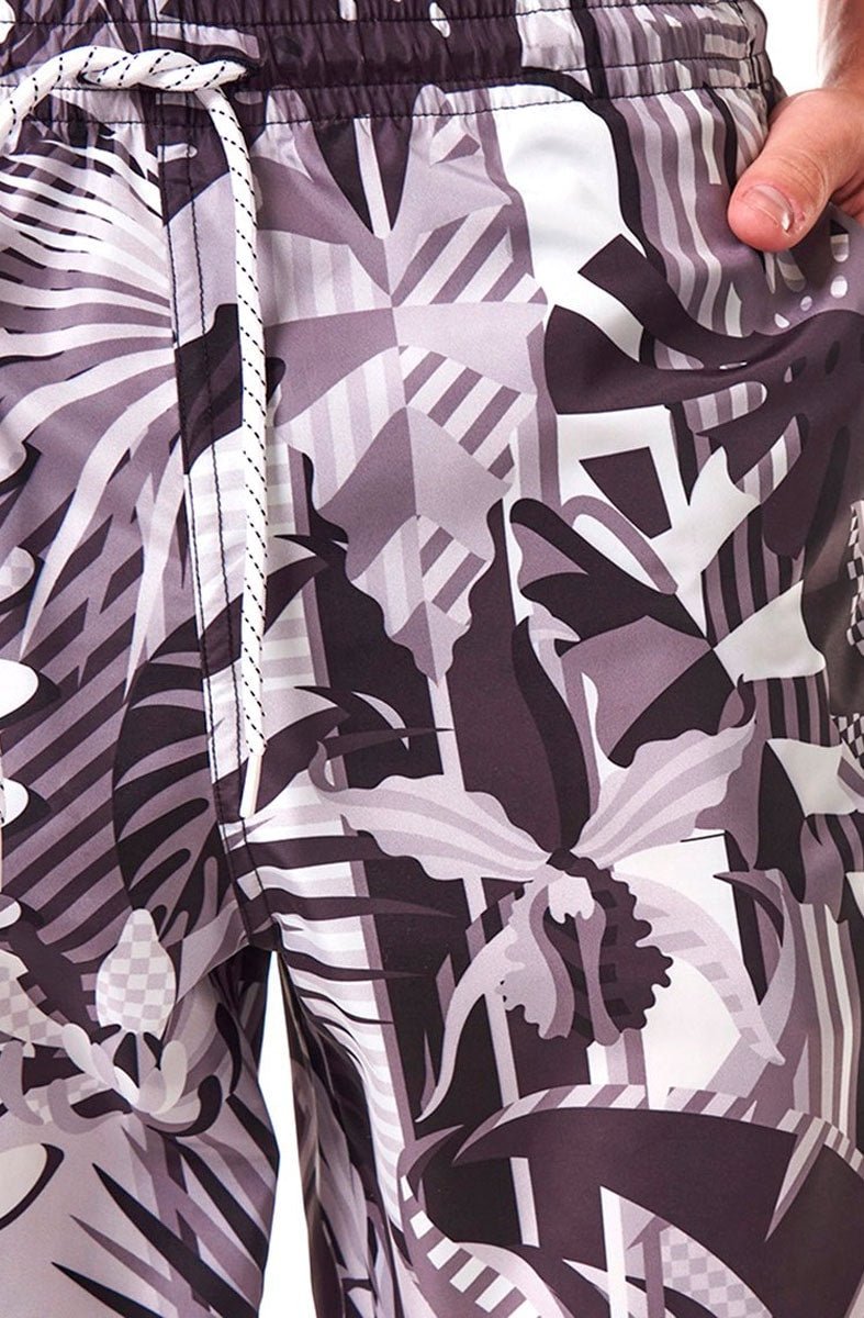 Bermuda Fila Summer Feels Branca/Cinza - NewSkull