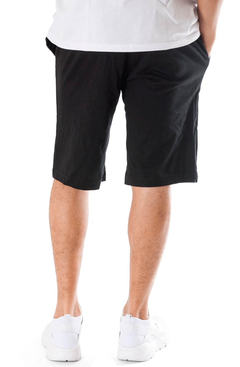 BERMUDA NIKE JERSEY MOLETOM PRETO - NewSkull