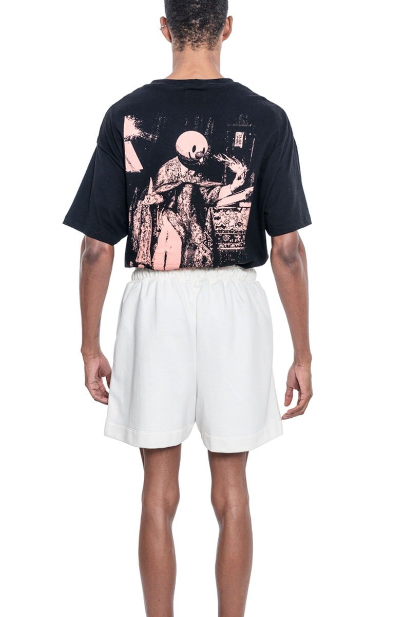 Bermuda Sopro Wasting Time Logo Creme - NewSkull