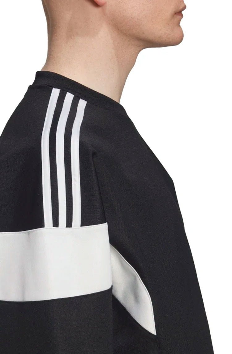Blusa Adidas Adicolor Classics Cut Line Crew Preto/Branco - NewSkull