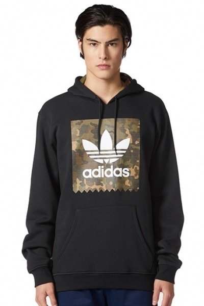 Blusa de Moletom Adidas BLKBRD Camo HD Preto - NewSkull