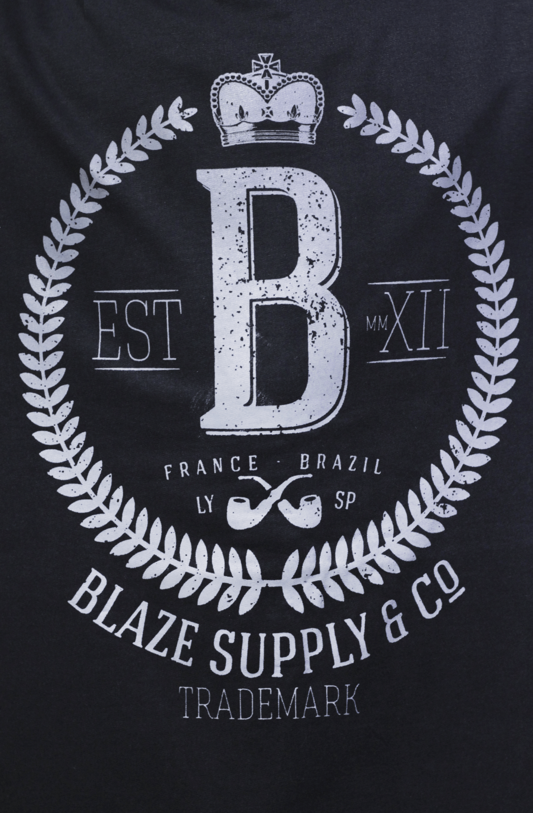 Blusa de Moletom Careca Blaze Supply Big B Preto - NewSkull