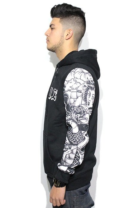 Blusa de Moletom Famous Stars and Straps Monster Mash Preto - NewSkull